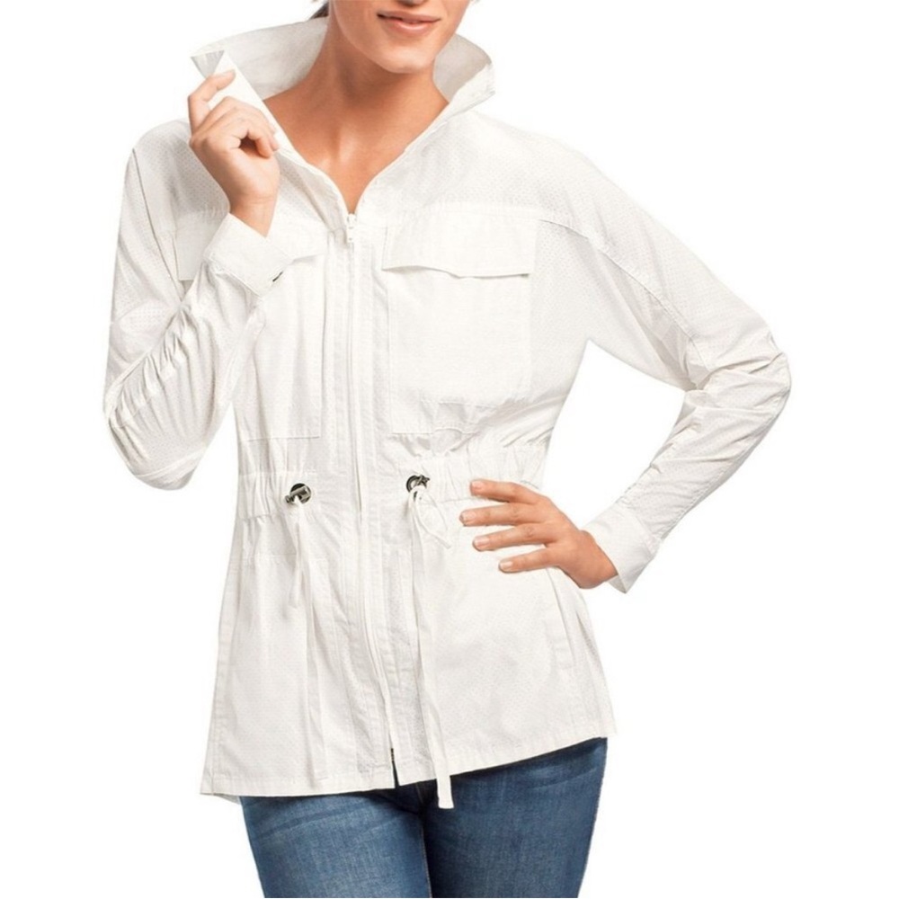 CAbi | White Wind Breaker Fairway Jacket